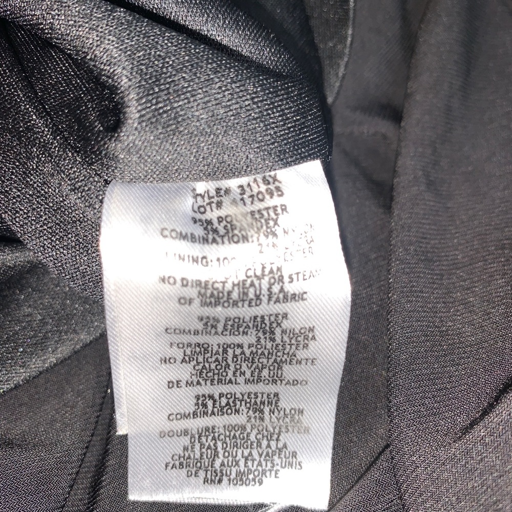 Aqua Dresses Black Dress With Rhinestones 0 NWT - Picture 3 of 3